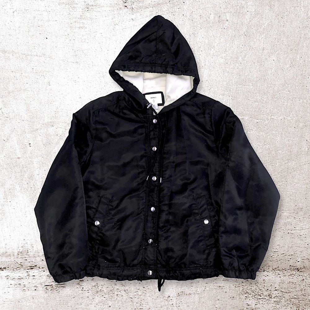 Forever 21 nylon bomber jacket